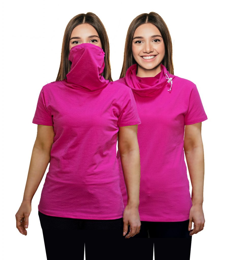 t-shirt avec masque intégré murat tekstil femme